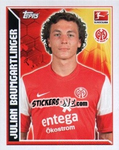 Sticker Julian Baumgartlinger - German Football Bundesliga 2011-2012 n. 268 - Topps