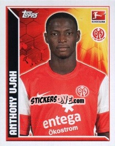 Sticker Anthony Ujah - German Football Bundesliga 2011-2012 - Topps