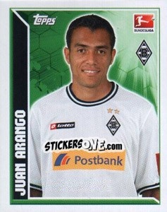 Sticker Juan Arango - German Football Bundesliga 2011-2012 n. 286 - Topps