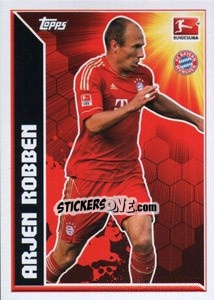 Sticker Arjen Robben - Star Spieler - German Football Bundesliga 2011-2012 n. 296 - Topps