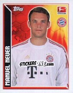 Sticker Manuel Neuer - German Football Bundesliga 2011-2012 n. 297 - Topps