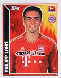 Sticker Philipp Lahm - German Football Bundesliga 2011-2012 n. 299 - Topps