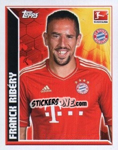 Sticker Franck Ribéry - German Football Bundesliga 2011-2012 n. 308 - Topps