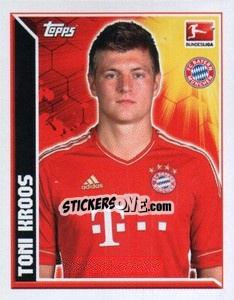 Cromo Toni Kroos - German Football Bundesliga 2011-2012 - Topps