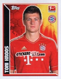 Sticker Toni Kroos - German Football Bundesliga 2011-2012 n. 309 - Topps