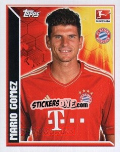 Figurina Mario Gomez - German Football Bundesliga 2011-2012 - Topps