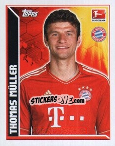 Sticker Thomas Muller - German Football Bundesliga 2011-2012 n. 314 - Topps