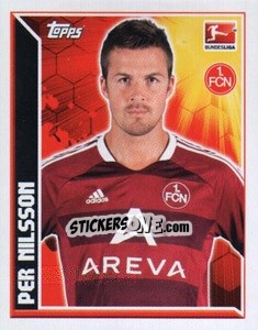Sticker Per Nilsson - German Football Bundesliga 2011-2012 - Topps