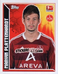 Sticker Marvin Plattenhardt - German Football Bundesliga 2011-2012 - Topps