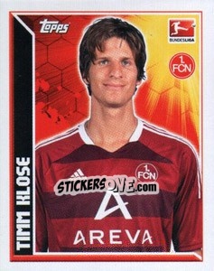Sticker Timm Klose - German Football Bundesliga 2011-2012 n. 324 - Topps
