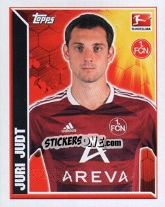 Sticker Juri Judt - German Football Bundesliga 2011-2012 - Topps