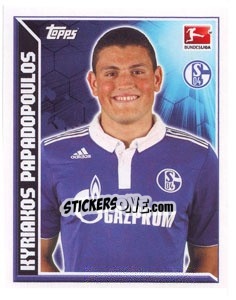 Sticker Kyriakos Papadopoulos - German Football Bundesliga 2011-2012 n. 340 - Topps