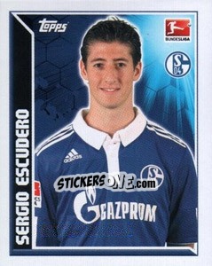 Sticker Sergio Escudero - German Football Bundesliga 2011-2012 - Topps