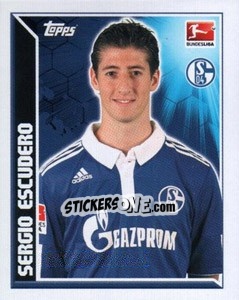Sticker Sergio Escudero - German Football Bundesliga 2011-2012 n. 341 - Topps