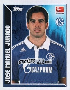 Sticker Jose Manuel Jurado - German Football Bundesliga 2011-2012 n. 348 - Topps