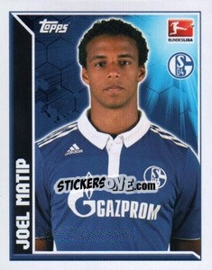 Sticker Joel Matip - German Football Bundesliga 2011-2012 n. 350 - Topps