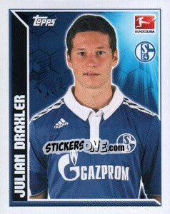 Sticker Julian Draxler - German Football Bundesliga 2011-2012 - Topps