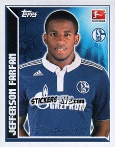 Sticker Jefferson Farfan - German Football Bundesliga 2011-2012 n. 354 - Topps