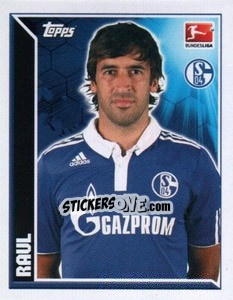 Figurina Raul González - German Football Bundesliga 2011-2012 n. 356 - Topps