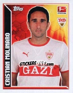 Sticker Cristian Molinaro - German Football Bundesliga 2011-2012 n. 362 - Topps