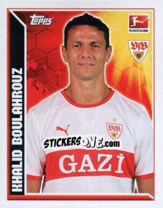 Cromo Khalid Boulahrouz - German Football Bundesliga 2011-2012 - Topps