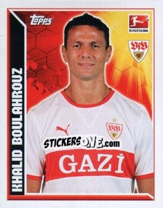 Sticker Khalid Boulahrouz - German Football Bundesliga 2011-2012 n. 364 - Topps