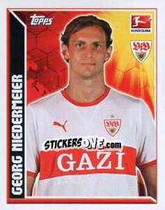 Cromo Georg Niedermeier - German Football Bundesliga 2011-2012 - Topps