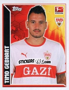 Sticker Timo Gebhart - German Football Bundesliga 2011-2012 n. 368 - Topps