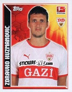 Sticker Zdravko Kuzmanovic - German Football Bundesliga 2011-2012 n. 370 - Topps