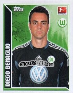 Sticker Diego Benaglio - German Football Bundesliga 2011-2012 n. 381 - Topps