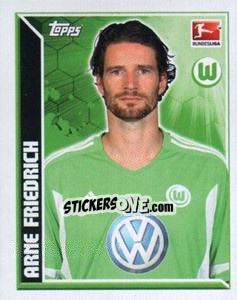 Cromo Arne Friedrich - German Football Bundesliga 2011-2012 - Topps
