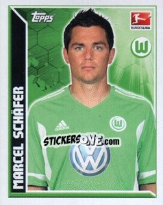 Sticker Marcel Schafer - German Football Bundesliga 2011-2012 - Topps