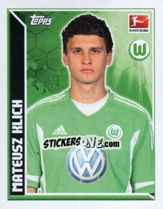 Sticker Mateusz Klich - German Football Bundesliga 2011-2012 n. 394 - Topps