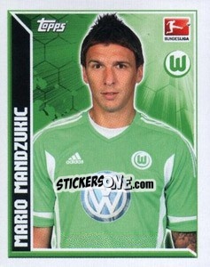 Cromo Mario Mandzukic - German Football Bundesliga 2011-2012 - Topps