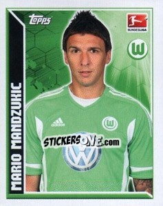 Sticker Mario Mandzukic - German Football Bundesliga 2011-2012 n. 397 - Topps