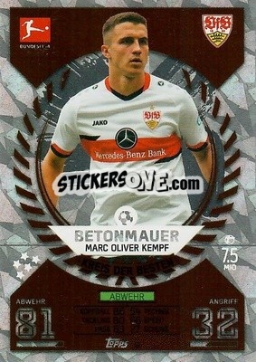 Figurina Marc-Oliver Kempf - German Fussball Bundesliga 2021-2022. Match Attax - Topps