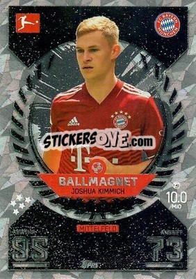 Figurina Joshua Kimmich - German Fussball Bundesliga 2021-2022. Match Attax - Topps