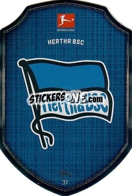 Sticker Clubkarte - German Fussball Bundesliga 2021-2022. Match Attax n. 37 - Topps
