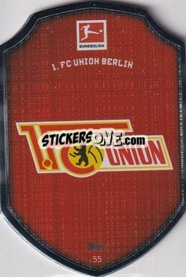 Sticker Clubkarte - German Fussball Bundesliga 2021-2022. Match Attax n. 55 - Topps