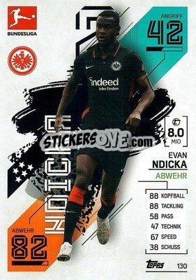 Sticker Evan N'Dicka