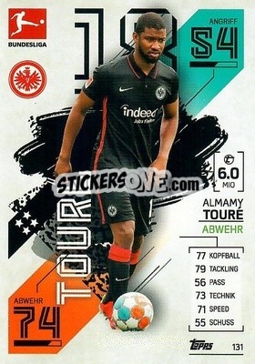 Sticker Almamy Tourè - German Fussball Bundesliga 2021-2022. Match Attax - Topps