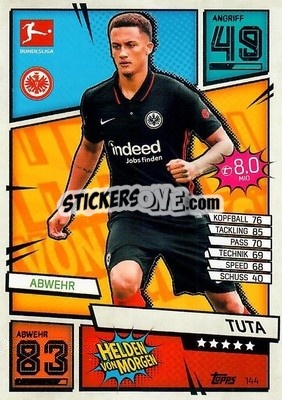 Sticker Tuta - German Fussball Bundesliga 2021-2022. Match Attax - Topps