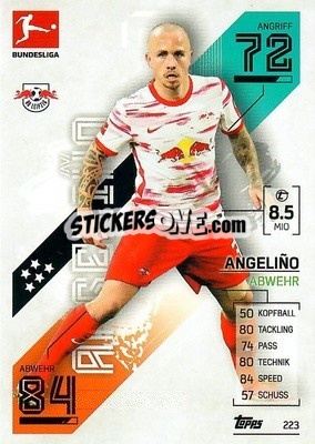 Sticker Angeli駉 - German Fussball Bundesliga 2021-2022. Match Attax - Topps