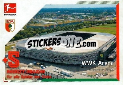 Sticker WWK Arena - German Fussball Bundesliga 2021-2022. Match Attax - Topps
