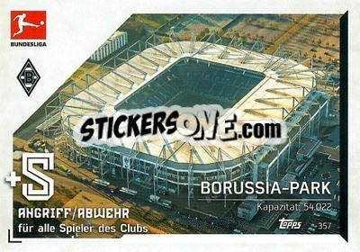 Sticker Borussia-Park - German Fussball Bundesliga 2021-2022. Match Attax - Topps