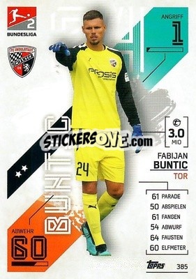 Sticker Fabijan Buntic - German Fussball Bundesliga 2021-2022. Match Attax - Topps