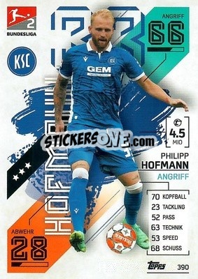 Cromo Philipp Hofmann - German Fussball Bundesliga 2021-2022. Match Attax - Topps