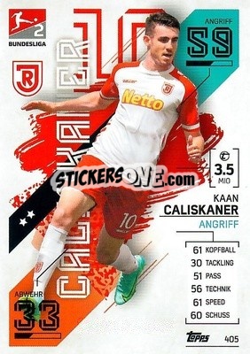 Figurina Kaan Caliskaner - German Fussball Bundesliga 2021-2022. Match Attax - Topps