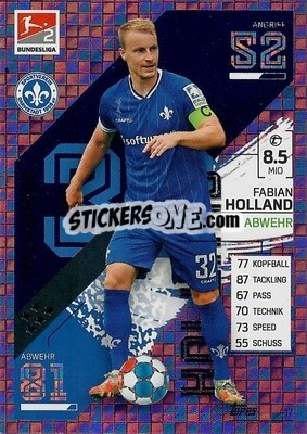 Sticker Fabian Holland - German Fussball Bundesliga 2021-2022. Match Attax - Topps