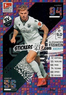 Sticker Alexander Esswein - German Fussball Bundesliga 2021-2022. Match Attax - Topps
